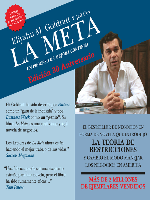 Title details for La Meta by Eliyahu M. Goldratt - Available